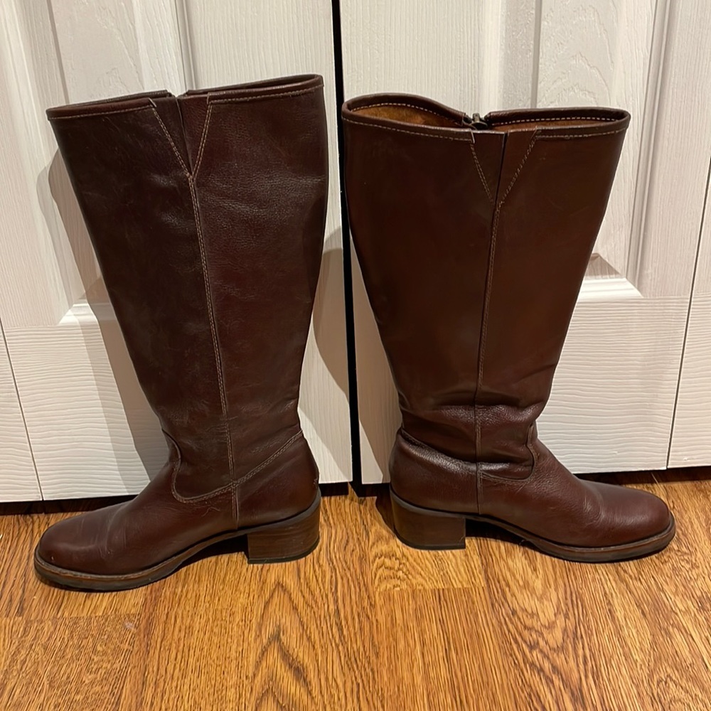 Lucky Brand riding boots wide calf size 8W